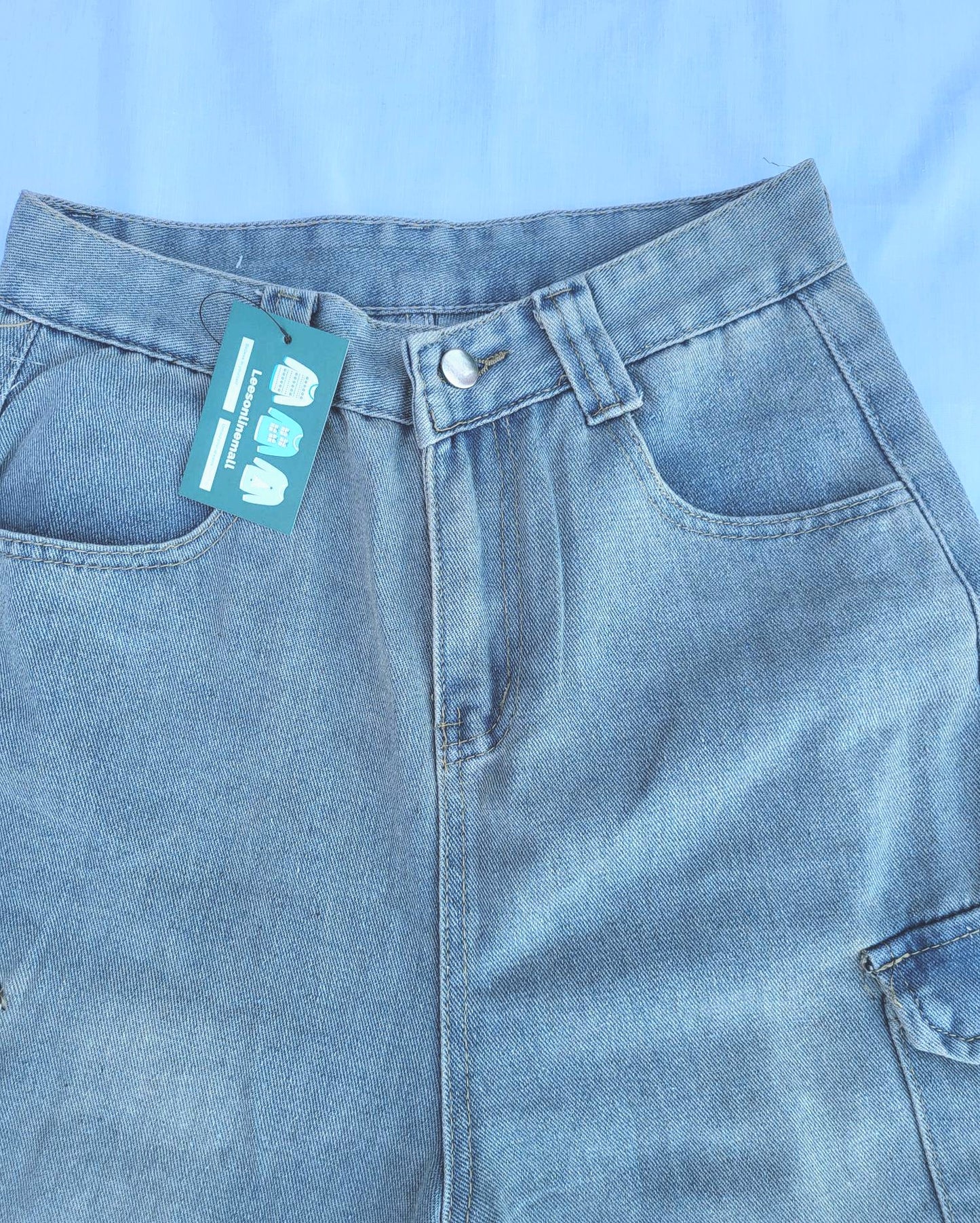 Ladies baggy denim pants - LEE'S ONLINE MALL