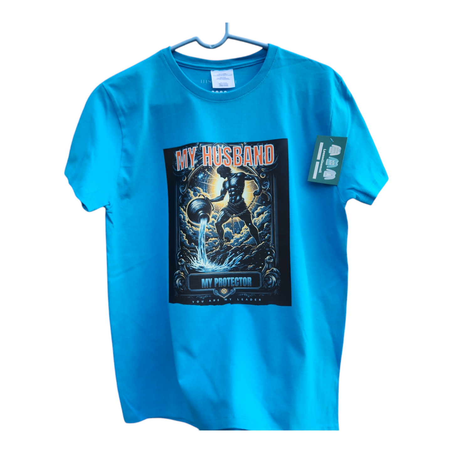 "My Husband, My Protector" Graphic T-Shirt – Celebrate Your Man's Strength