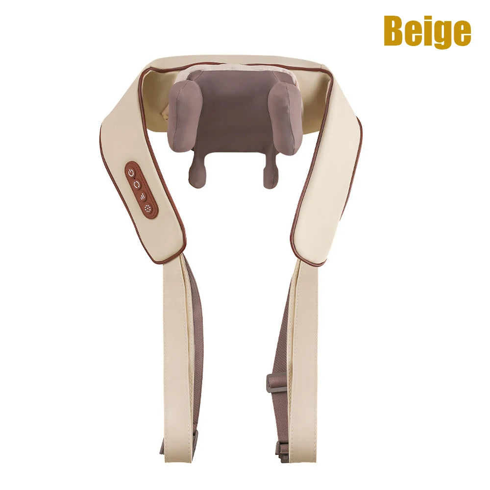 Wireless Neck and Shoulder Massager with Heat – Portable Deep Tissue Relief Anywhere - LEE'S ONLINE MALL