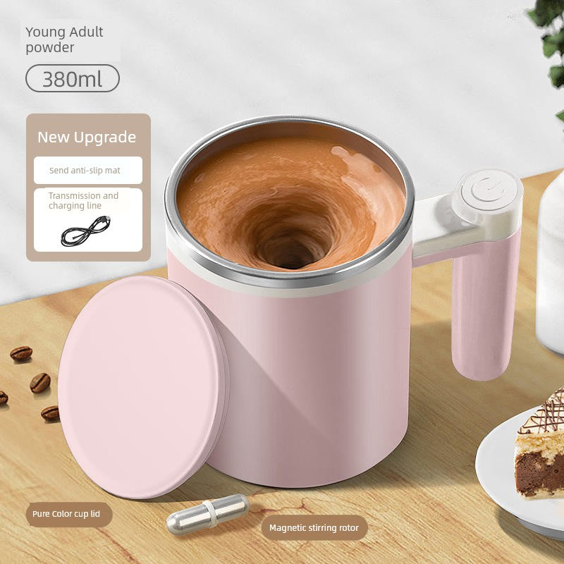 Magnetic Force Rotating Rechargeable Milk Powder Blender Cup – Effortless Mixing for Perfectly Smooth Beverages - LEE'S ONLINE MALL