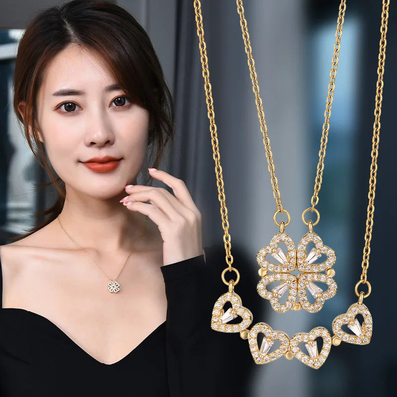 Heart Necklace gift for her mother's day gift gift for lover love necklace - LEE'S ONLINE MALL