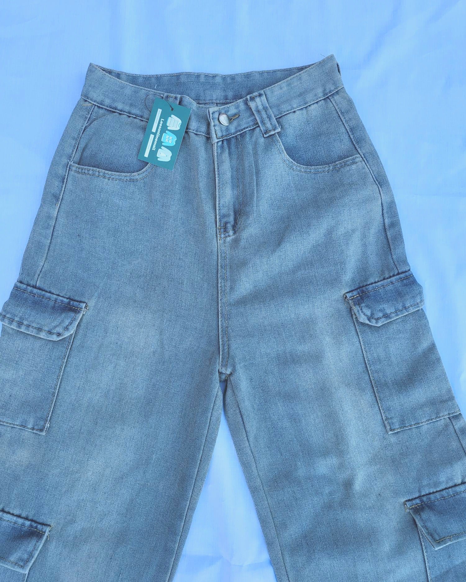 Ladies baggy denim pants - LEE'S ONLINE MALL