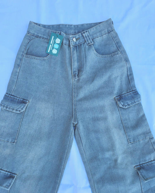 Ladies baggy denim pants - LEE'S ONLINE MALL