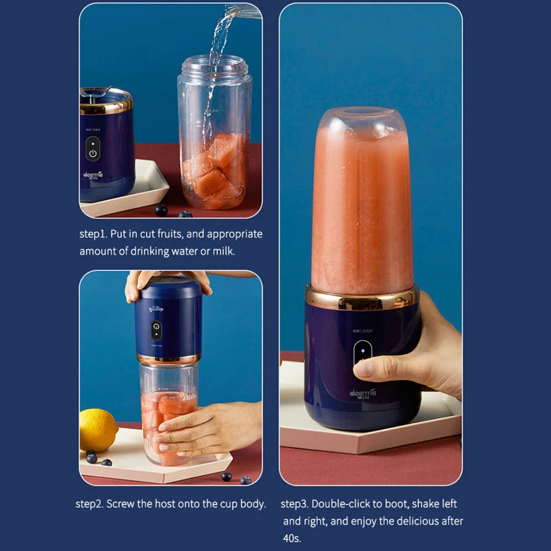 Portable Rechargeable Blender for Travel, Gym, and Outdoor Adventures - LEE'S ONLINE MALL