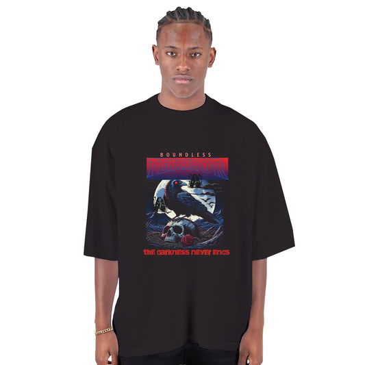 Men's Oversized Drop-Shoulder Crewneck T-Shirt | Shaka Wear SHGDD - LEE'S ONLINE MALL